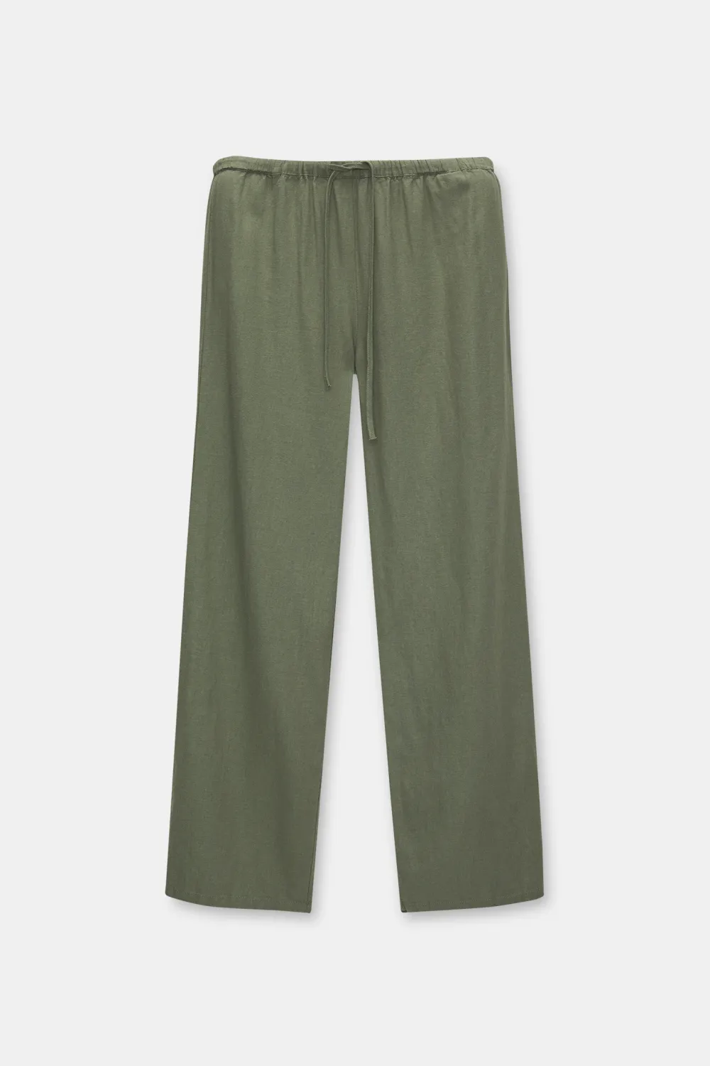 Pantalón fluido con lino