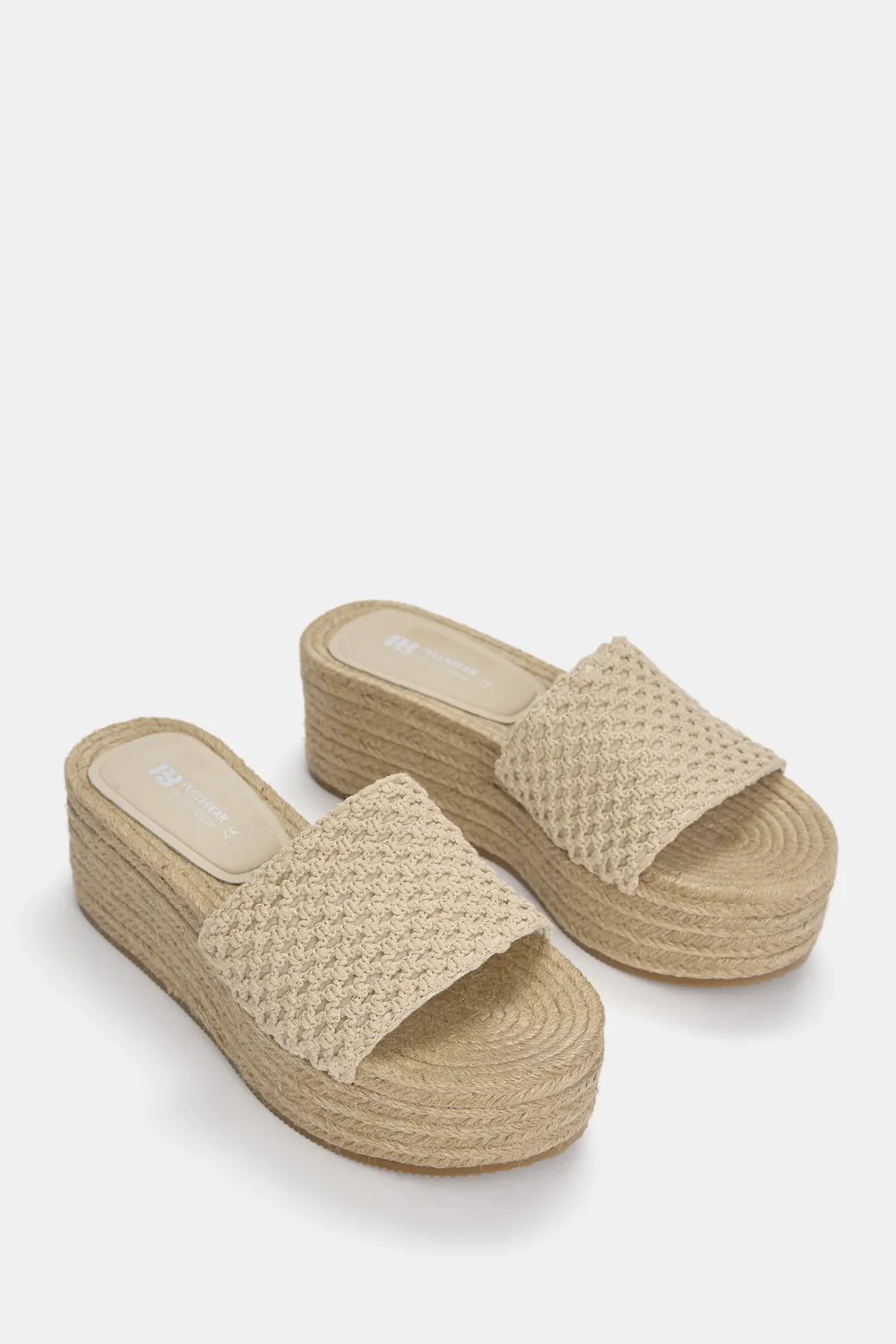 Cuñas plataforma crochet