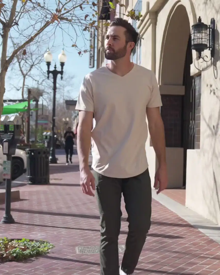 Drop-Cut V-Neck: Bylt Signature