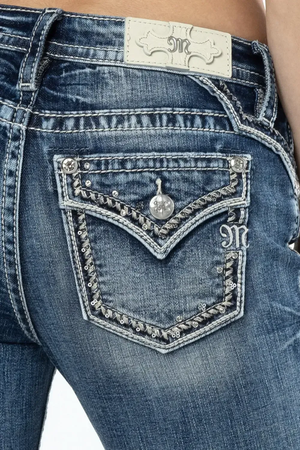 Looped In Sparkle Bootcut Jeans
