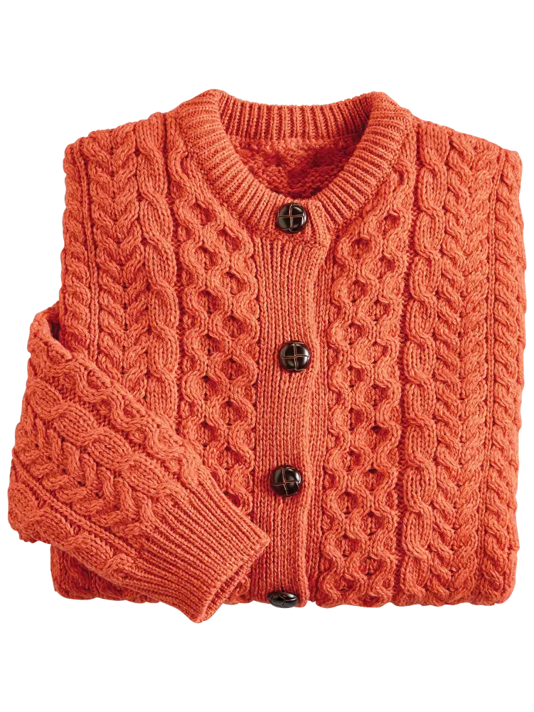 Women's Irish Wool Timeless Cardigan