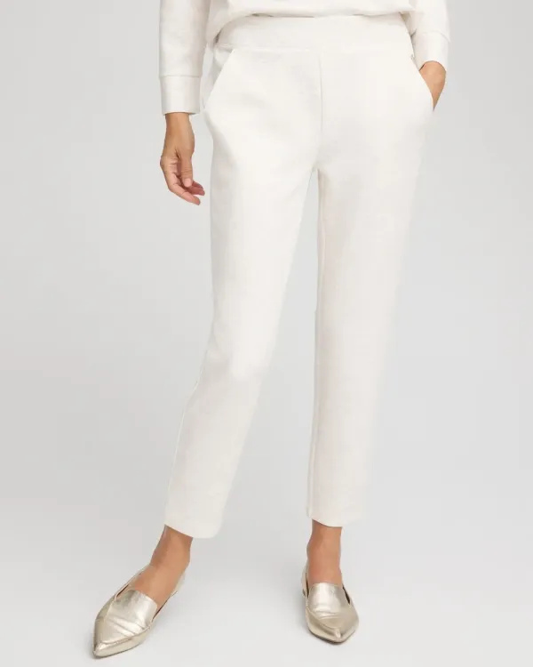 Zenergy® Heathered Scuba Ankle Pants