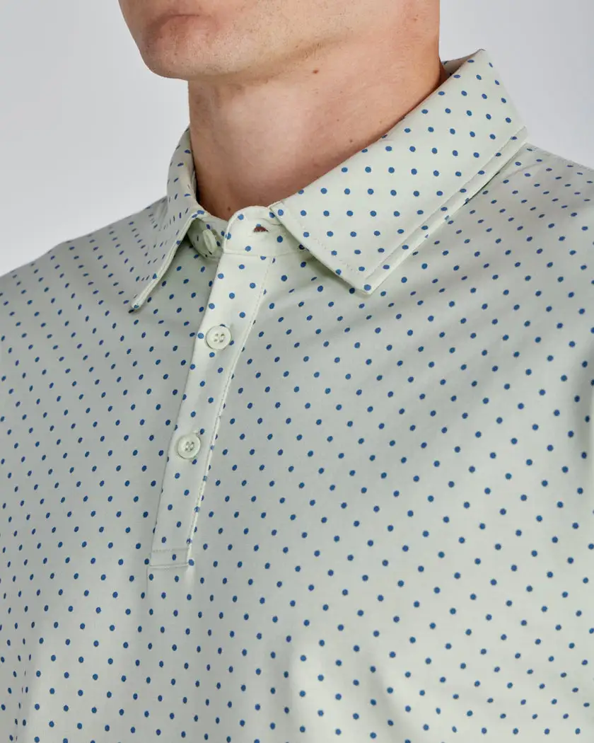 Drop-Cut: Lux Dotted Polo