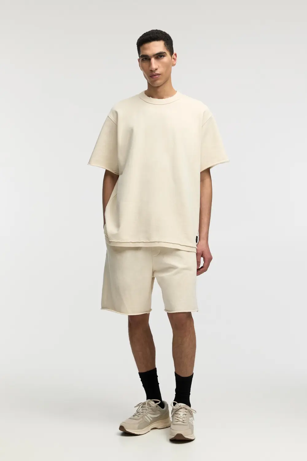 Short sleeve sweatshirt