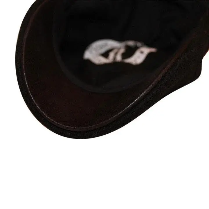 The Kenmore Boston Scally Cap - Coolidge Black & Black Brim