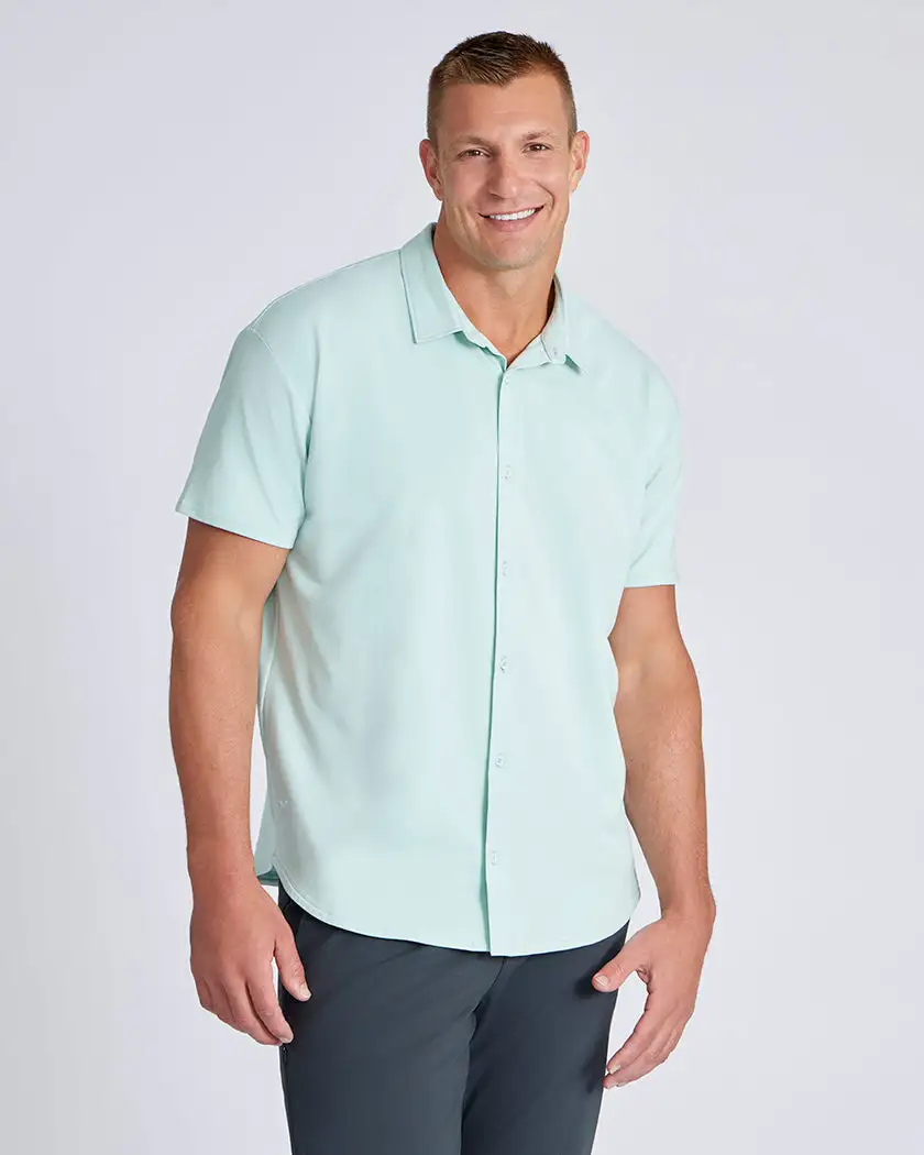 Lux Short Sleeve Button Down