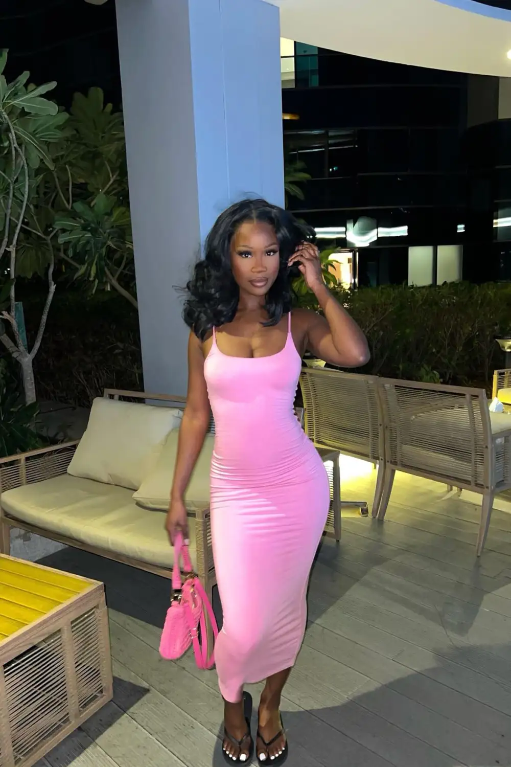 Ajay Maxi Dress - Pink