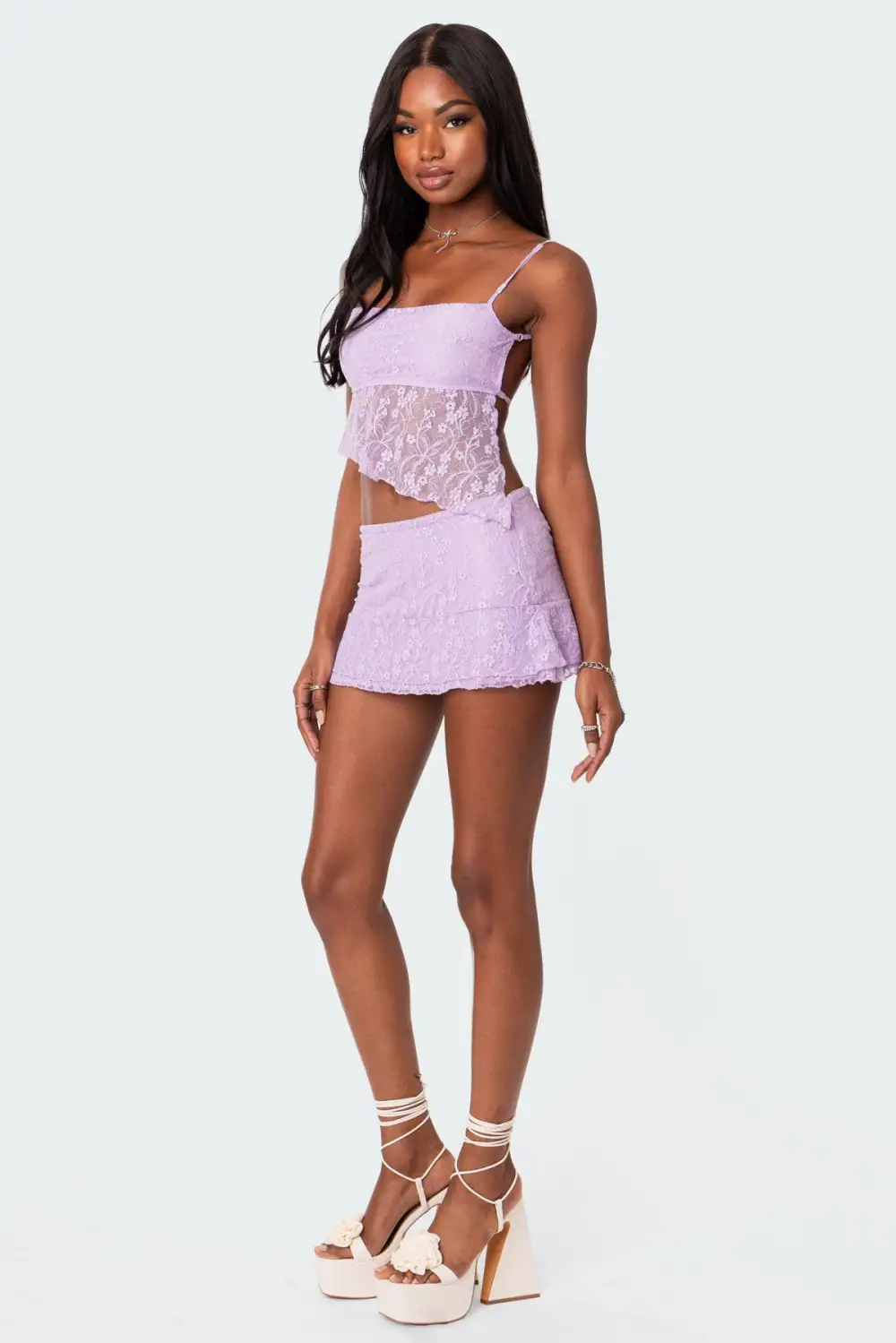 Lyra Lace Mini Skirt