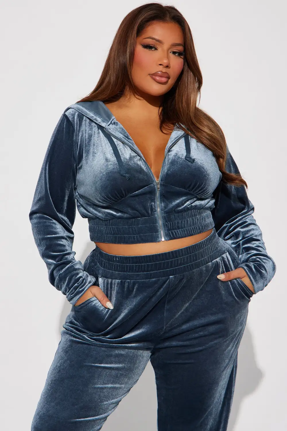 Down To Lounge Pant Set - Blue