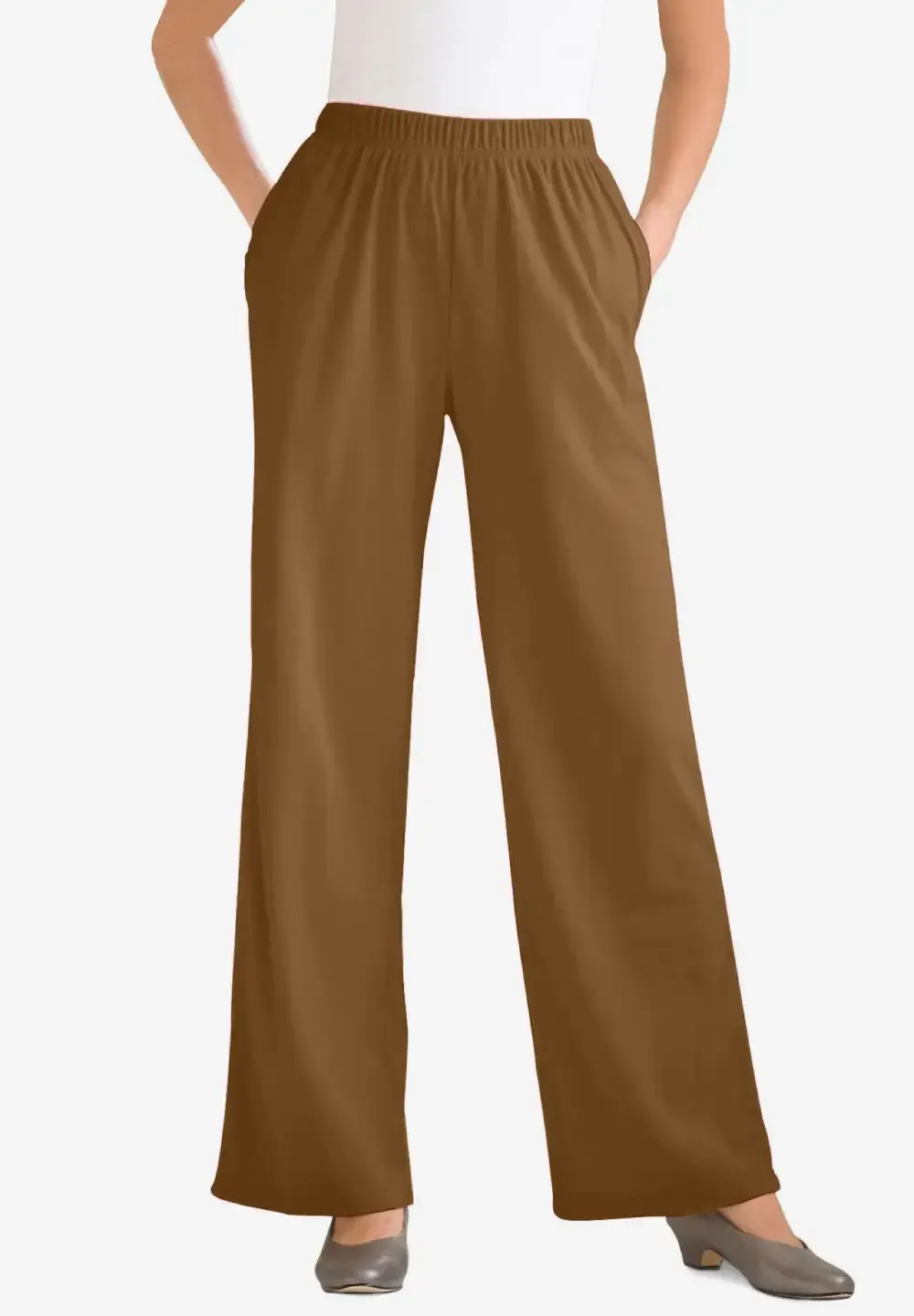 7-Day Knit Wide-Leg Pant