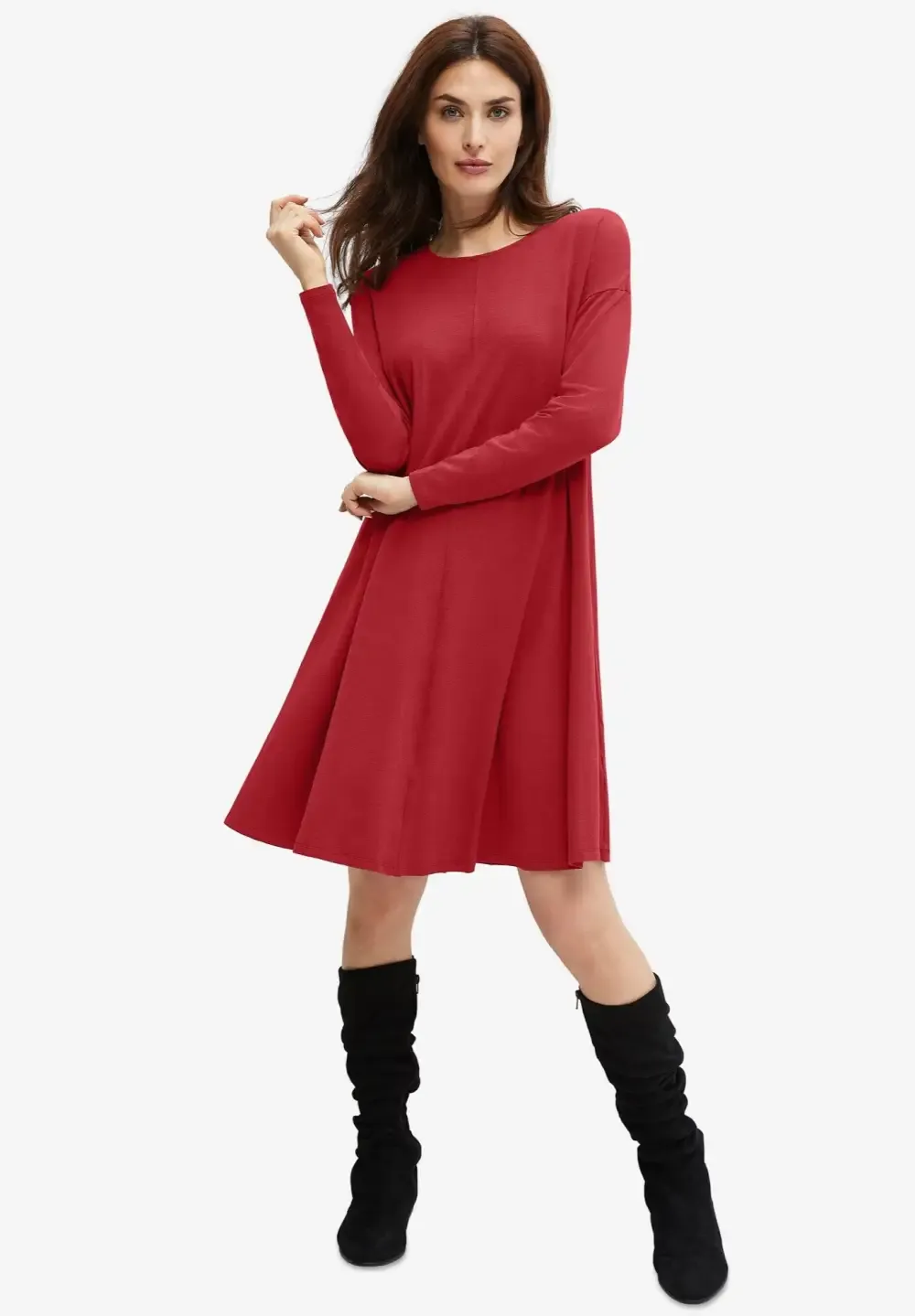 Knit Trapeze Dress