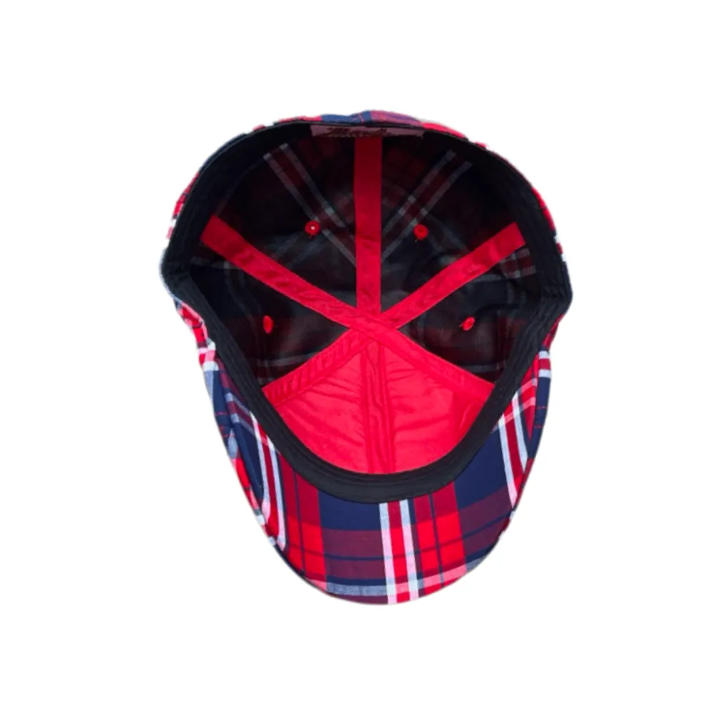The Liberty Plaid Trainer Boston Scally Cap - Plaid