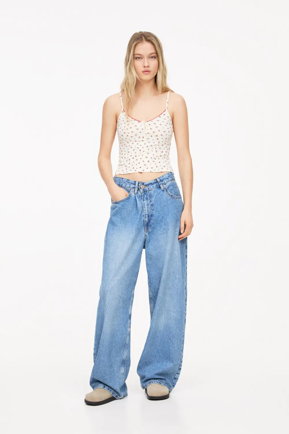 Floral camisole top