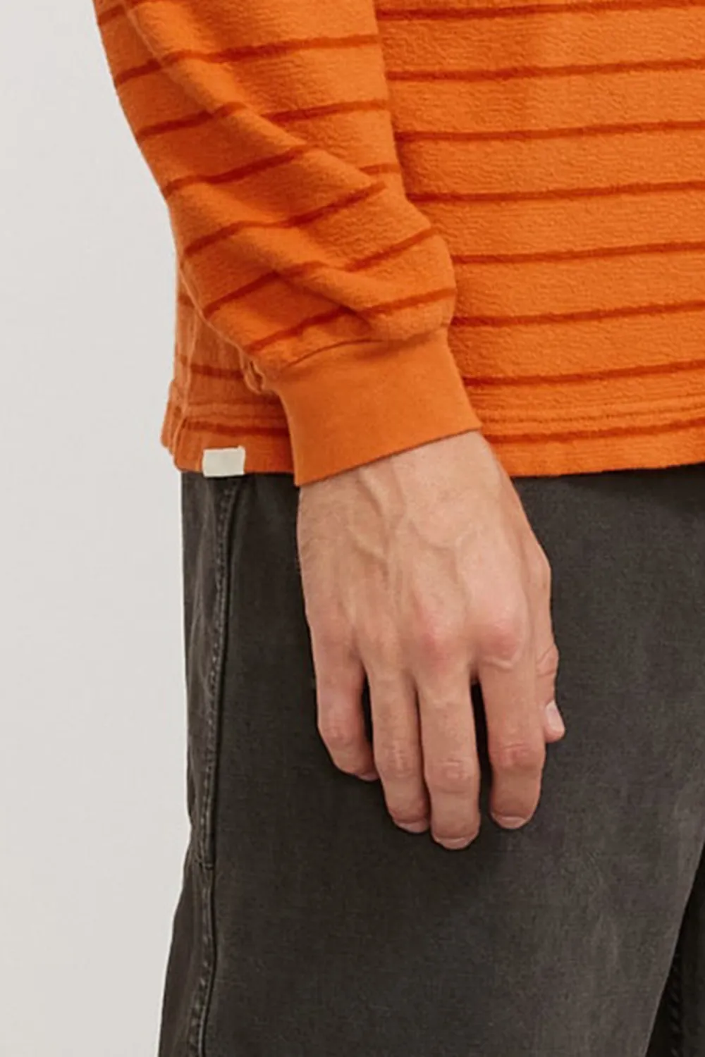 Loch Bay Polo Tangerine Stripe