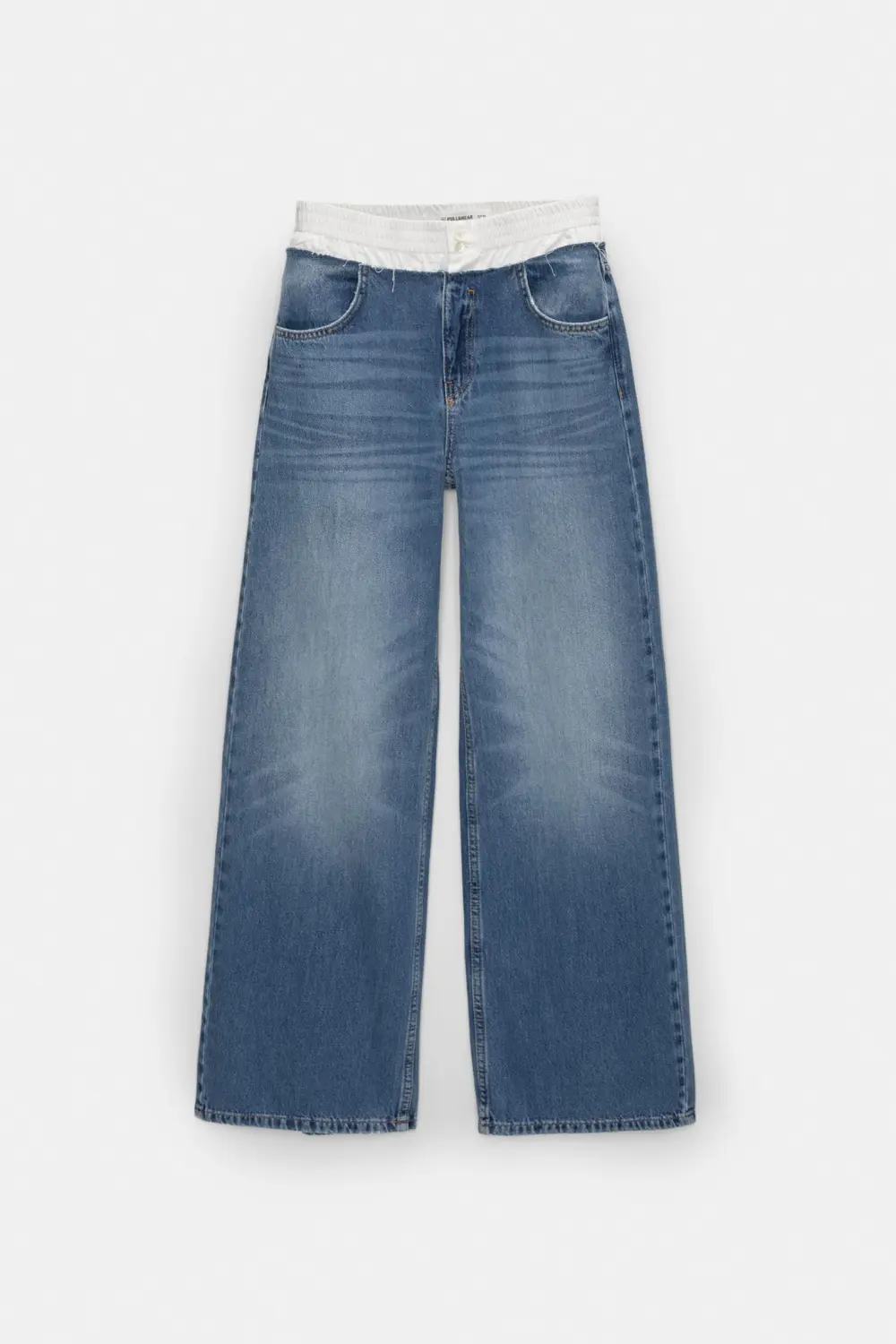 Jeans baggy cintura bóxer