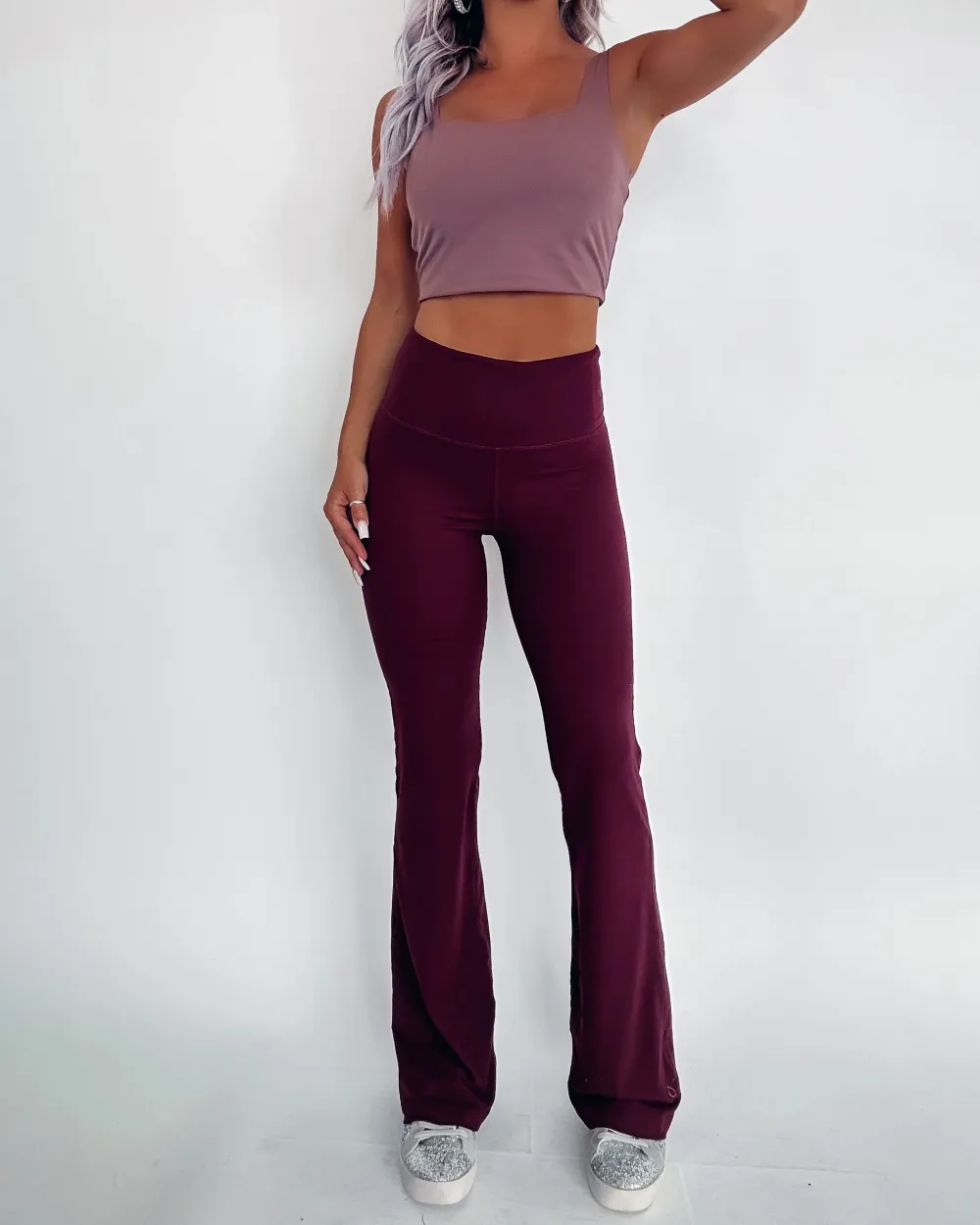 Casual Back Tank- Plum