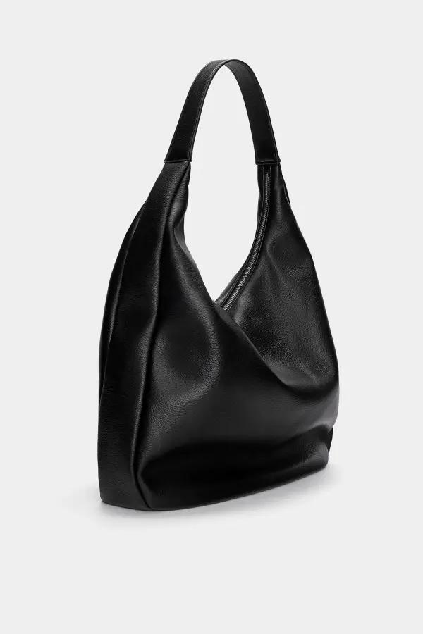 Bolso shopper efecto piel