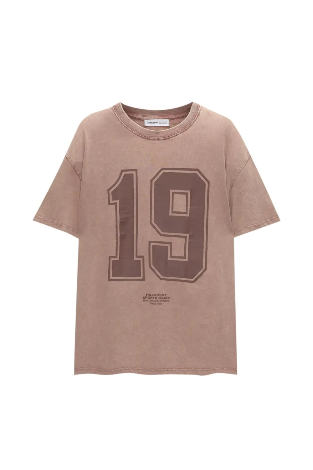 Camiseta varsity gráfico número