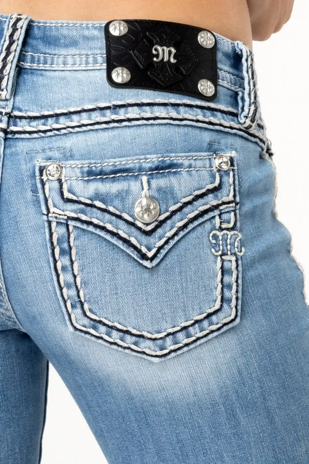 Cleo Stitched Bootcut Jeans