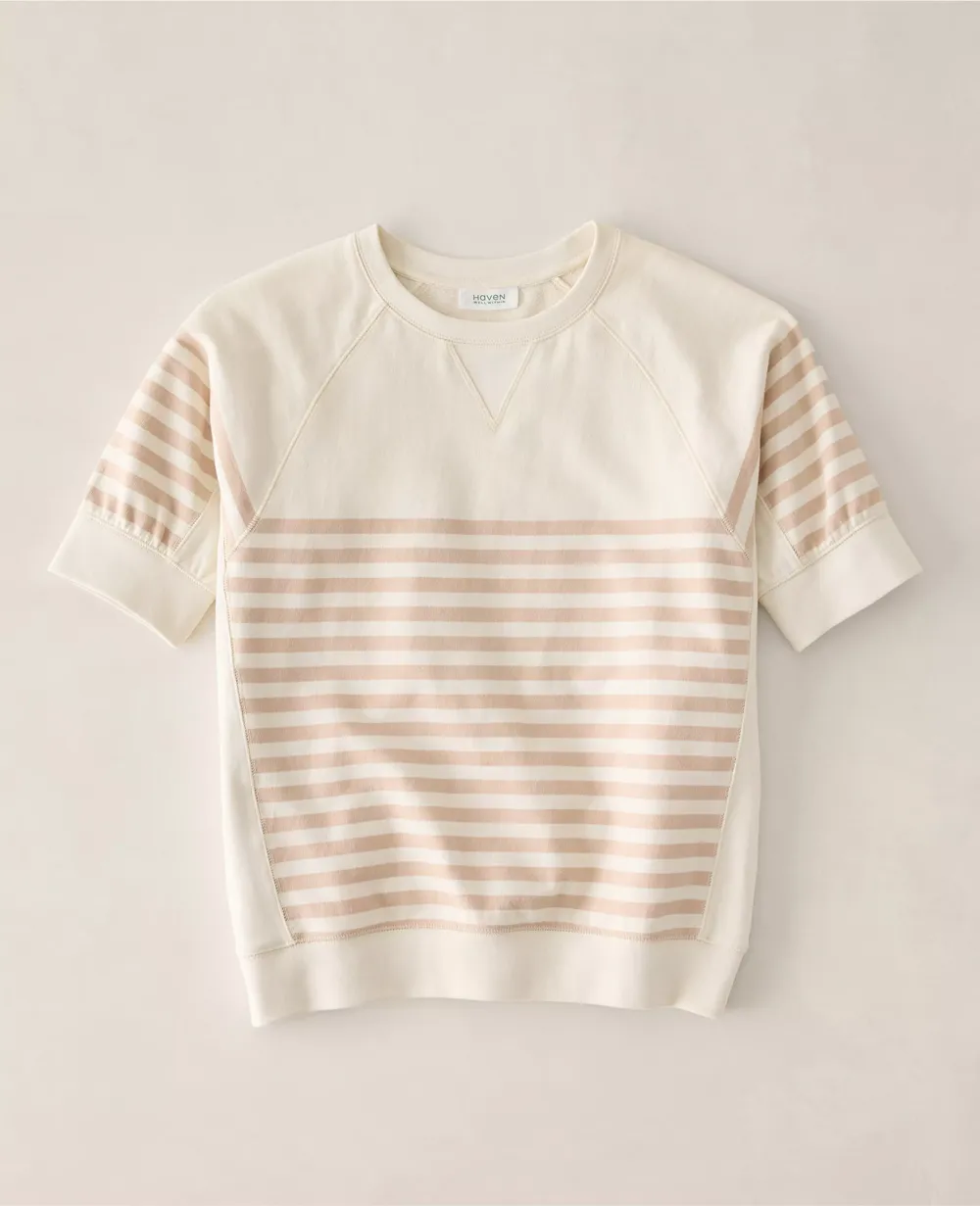 Haven Well Within Organic Cotton Terry Bateau Neck Top