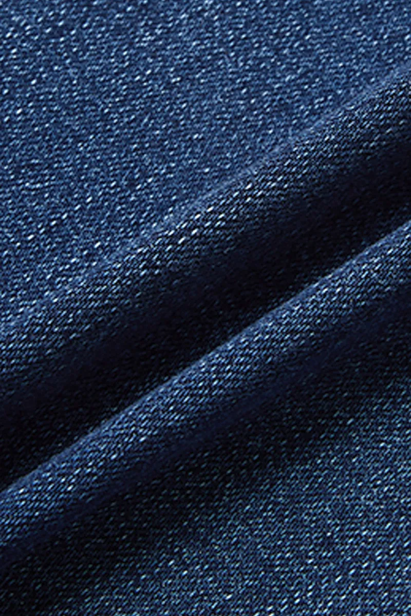 Wash Stretchy High Waist Straight Leg Jeans