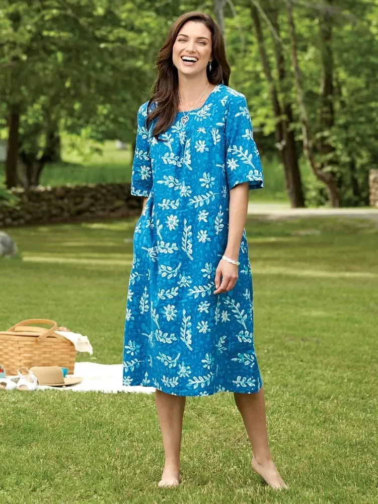 Batik Print Muumuu