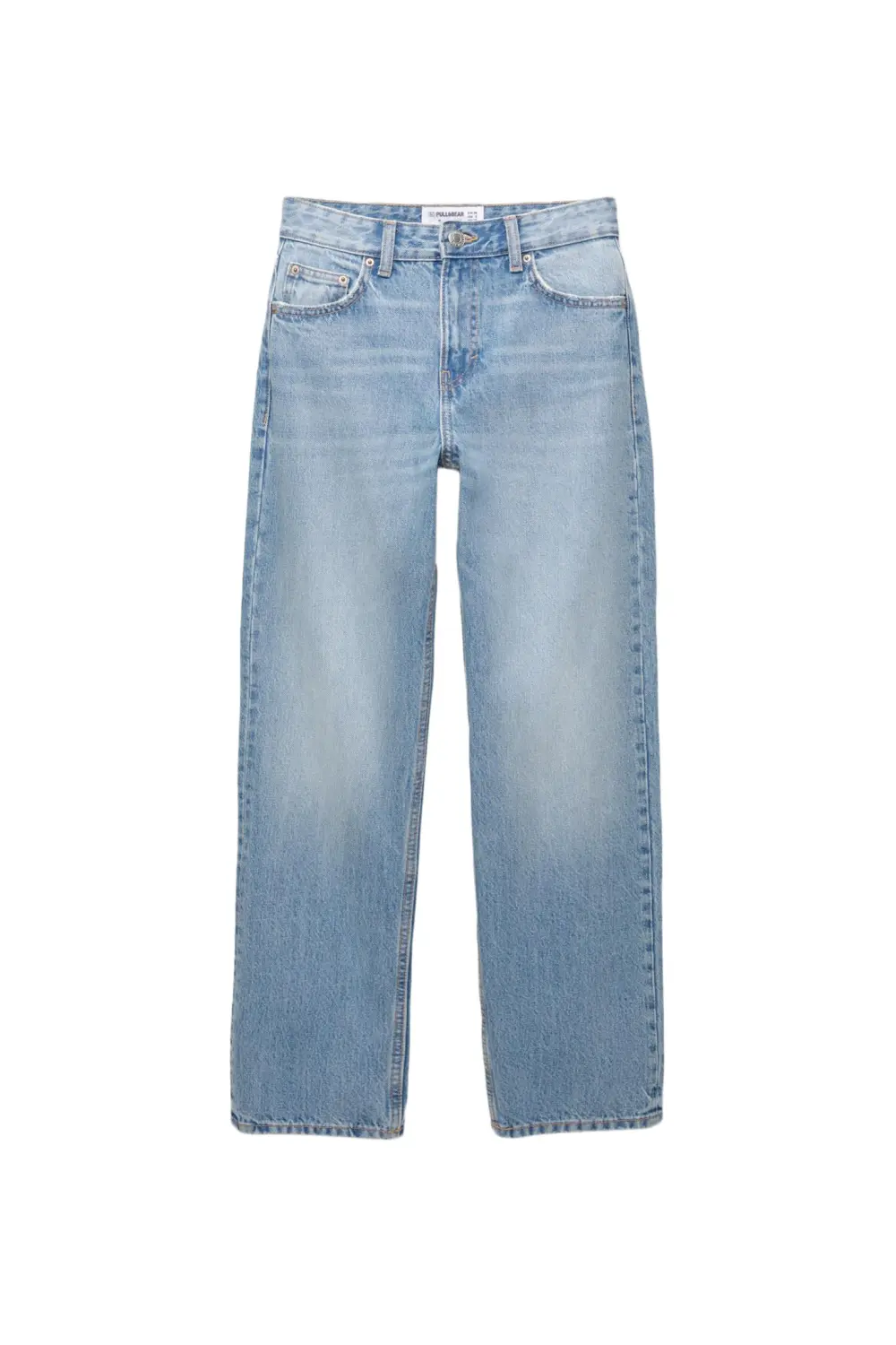 Jeans rectos tiro medio