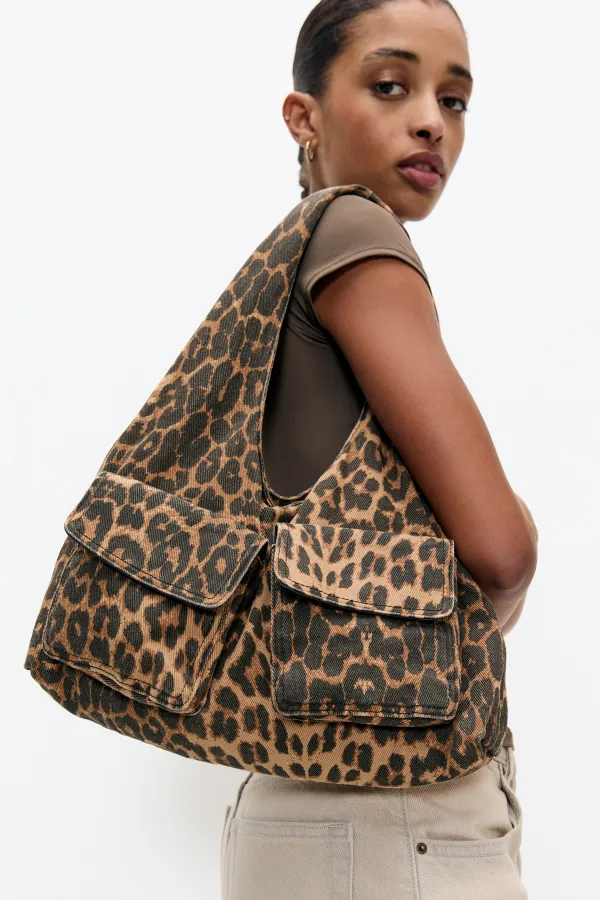 Bolso de hombro leopardo
