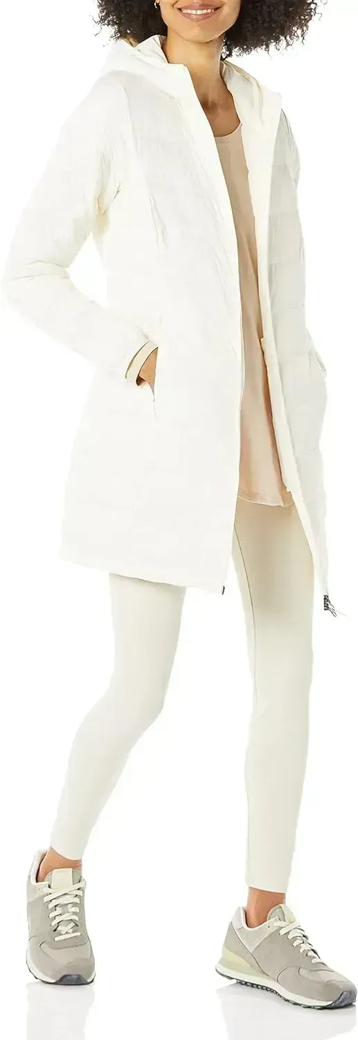 Women's Lightweight Water-Resistant Hooded Puffer Coat (Available in Plus Size)