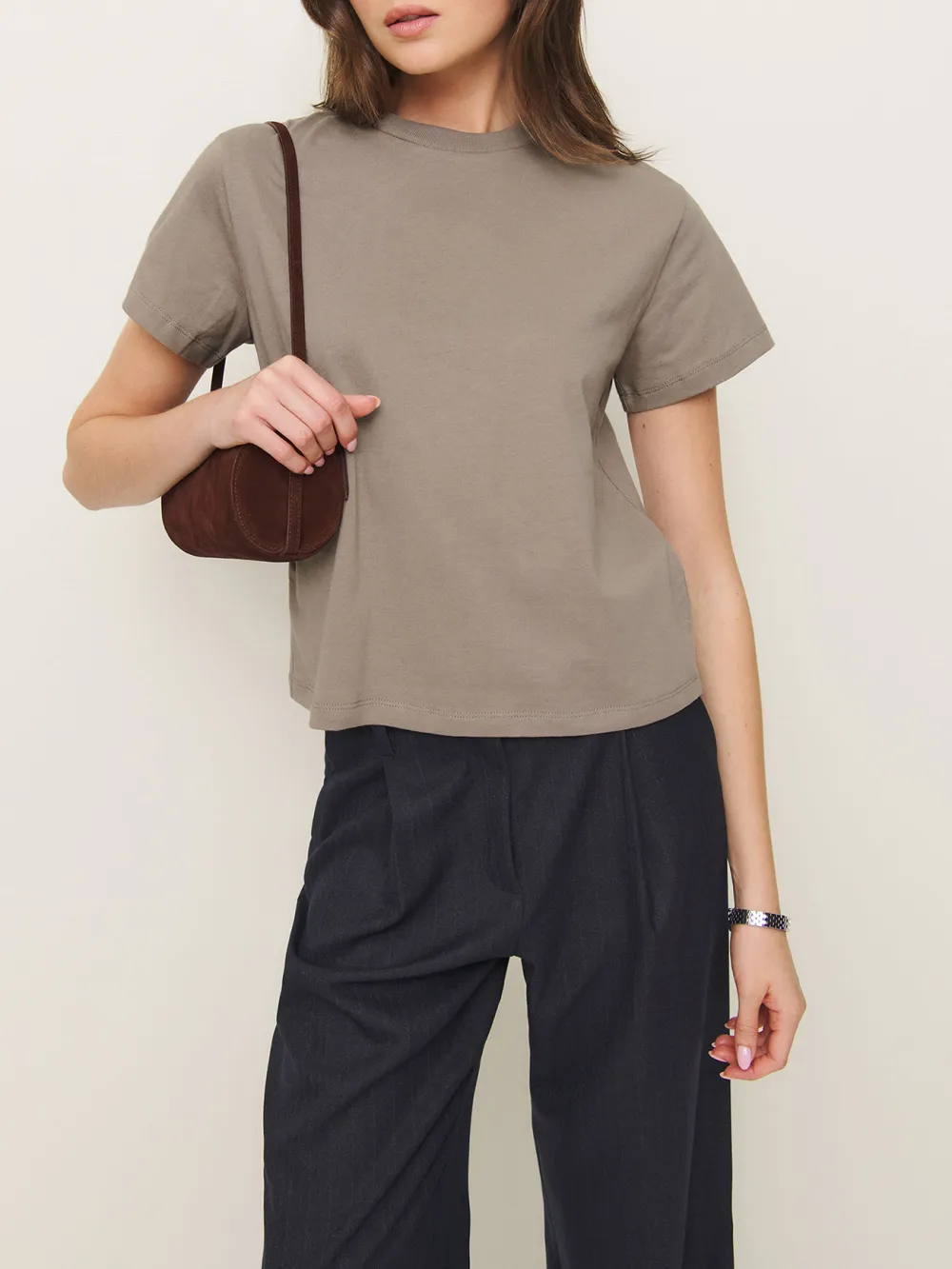 Crew Neck Cotton T-Shirt