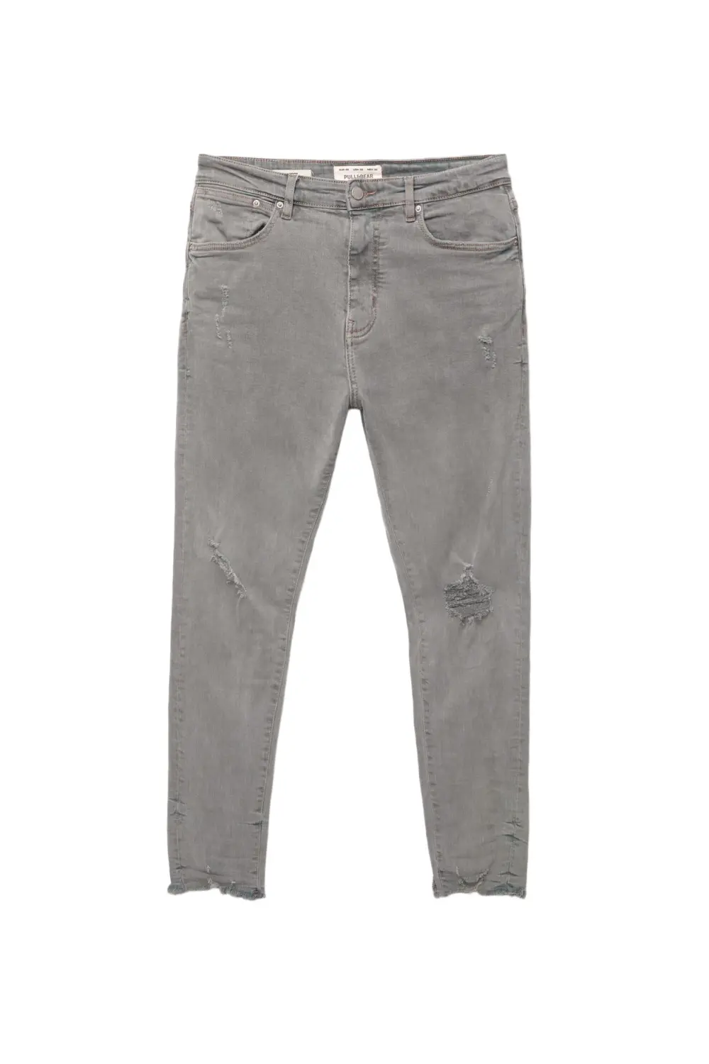 Ripped carrot fit jeans