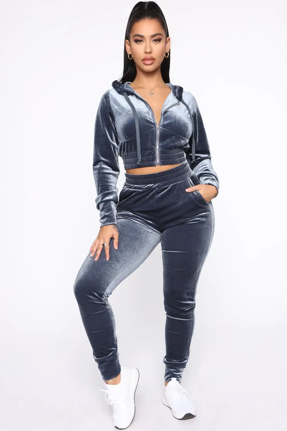 Down To Lounge Pant Set - Blue