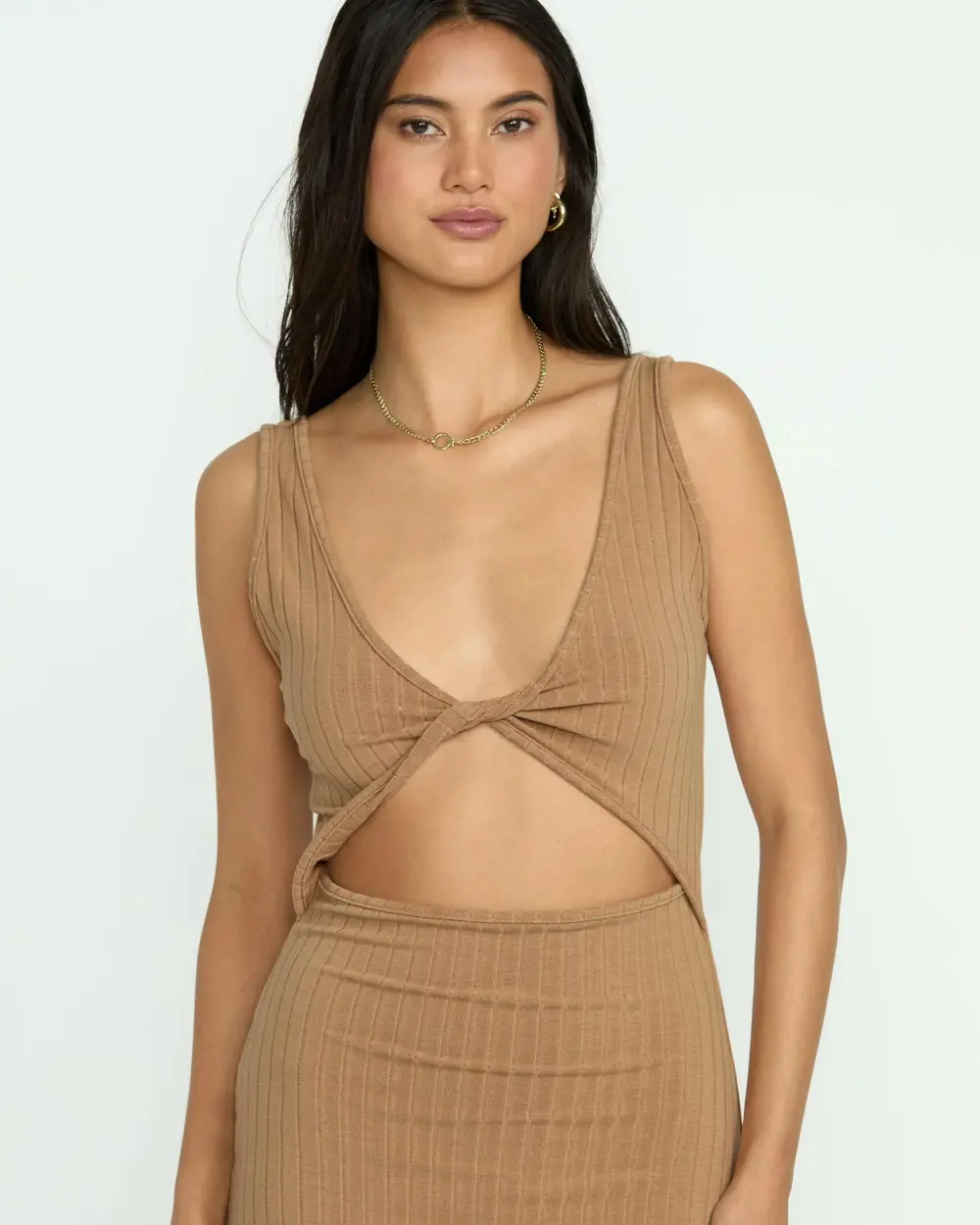 Take A Look Dress - Rose Brown