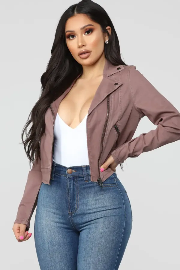 Ride For Me Jacket - Mauve