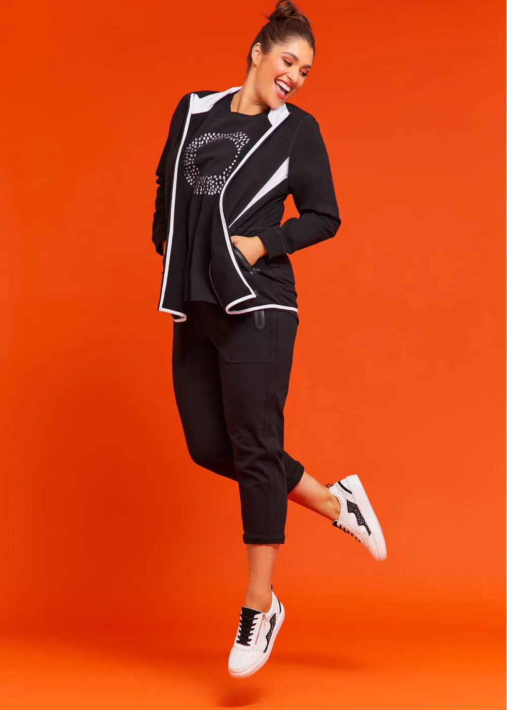Active Zip Crop Pants