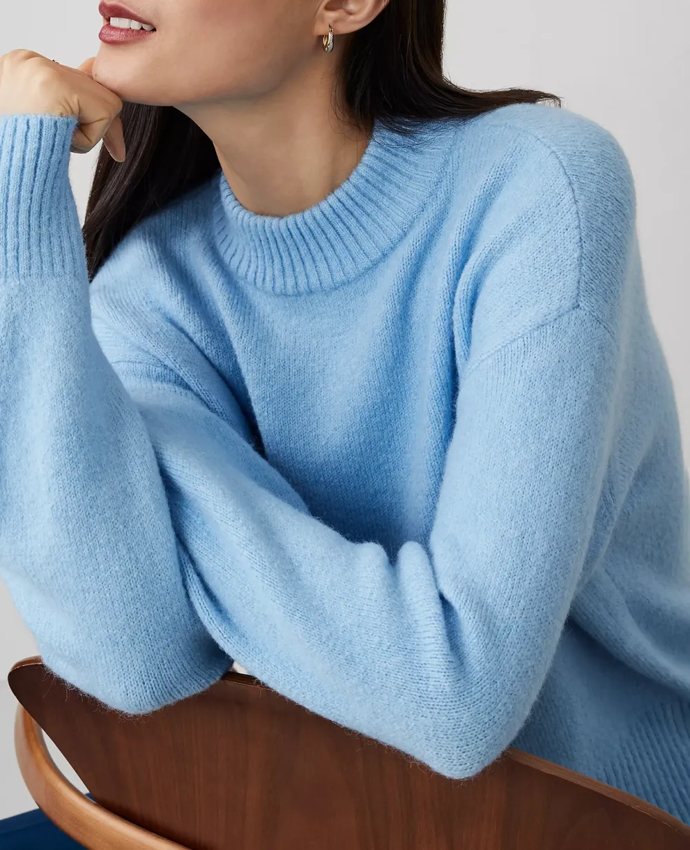 Petite Drop Shoulder Sweater