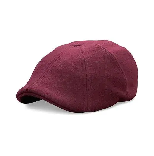 The Christmas Peaky Boston Scally Cap - Crimson