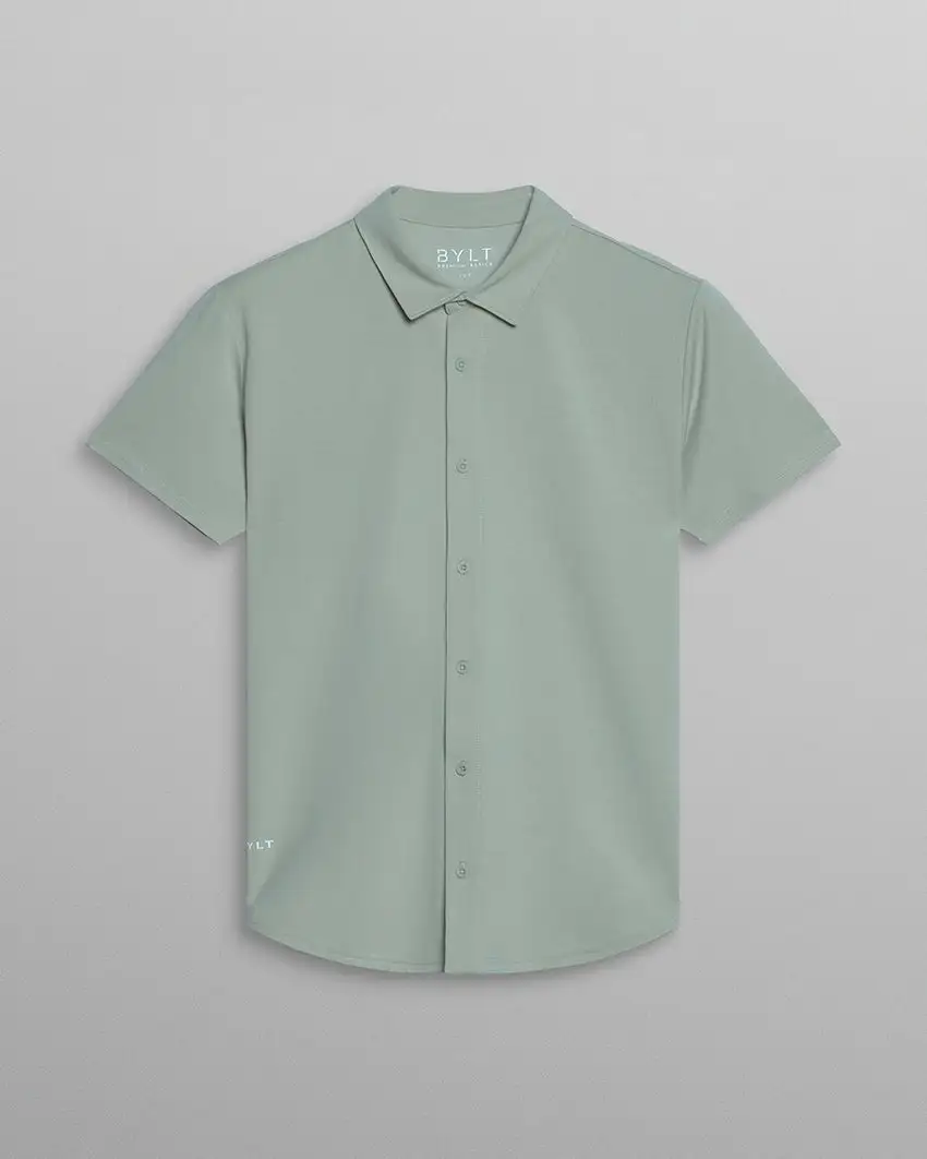 Lux Short Sleeve Button Down