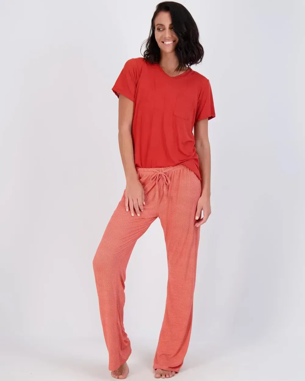 2 Pack: Women’s Pajama Set Super-Soft Short & Long Sleeve Top With Pants (Available In Plus Size)