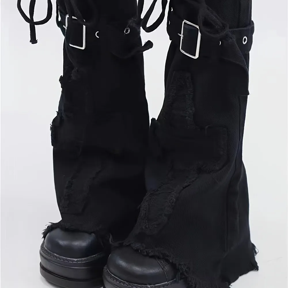 Gothic Cross-Shaped Street-Style Leg Coverings