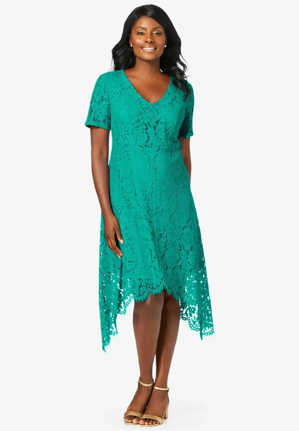 Lace Handkerchief Dress