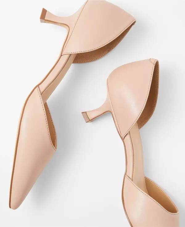 Leather D'Orsay Pumps