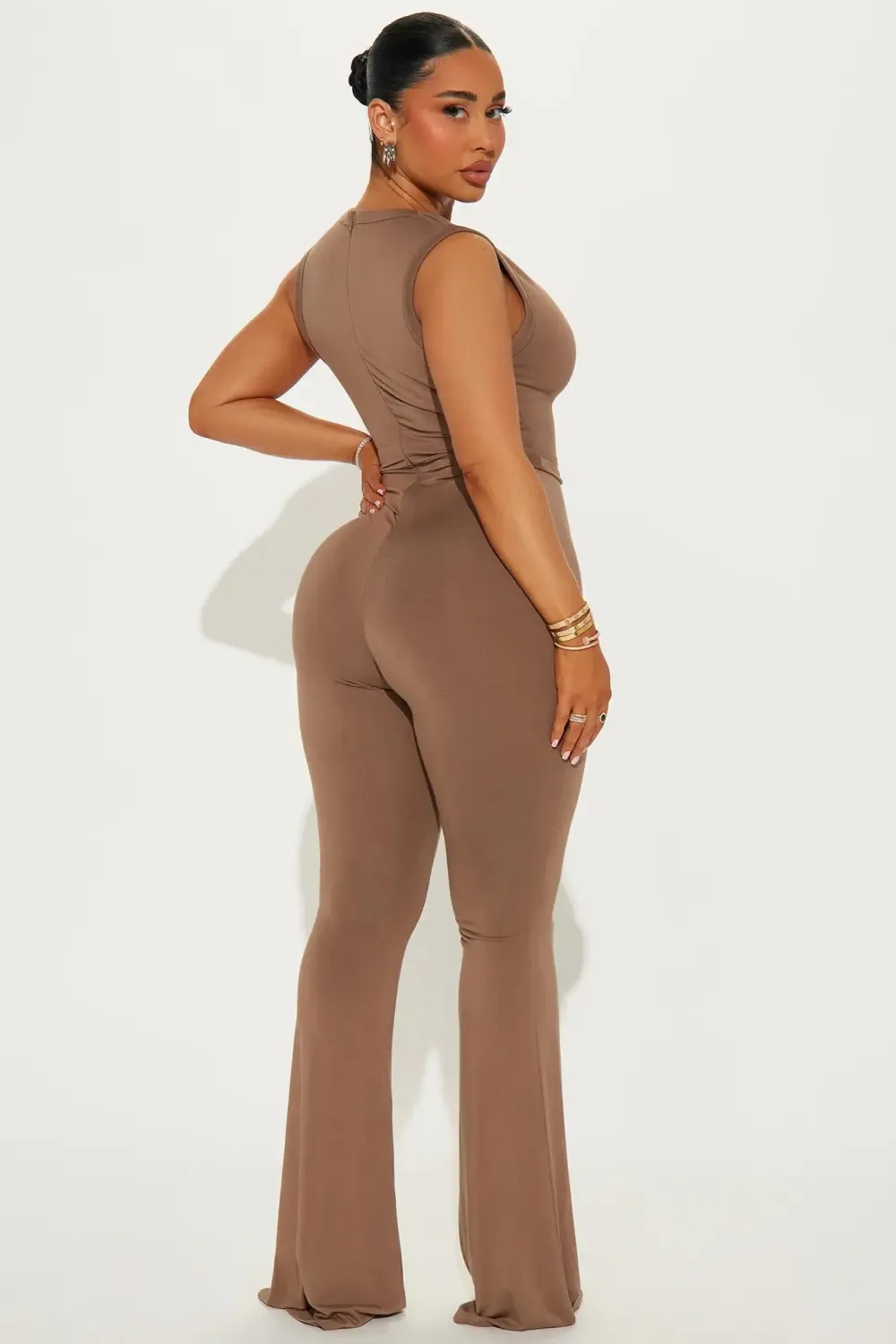 No Vacancy Jumpsuit  - Mocha
