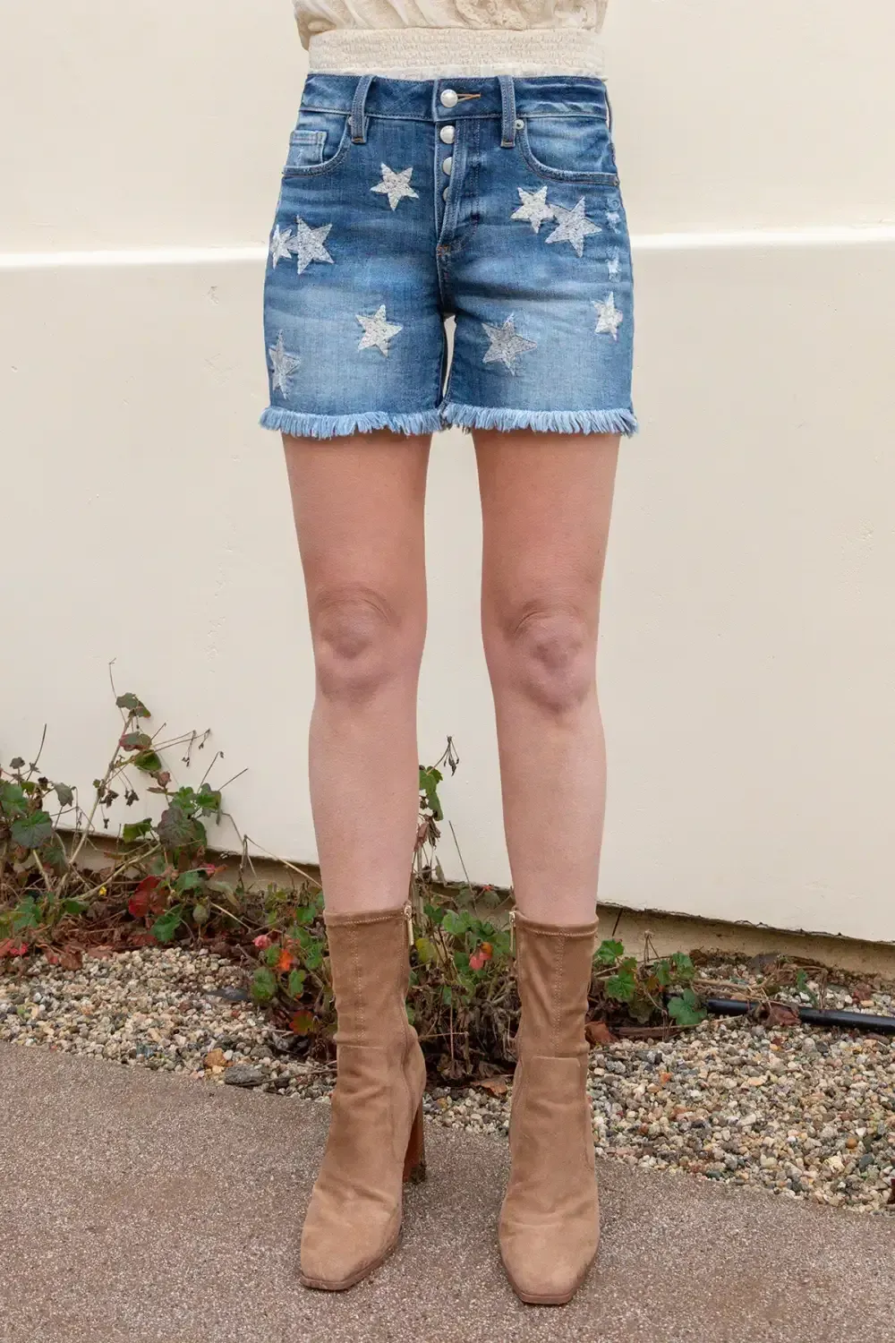 All The Stars Denim Shorts