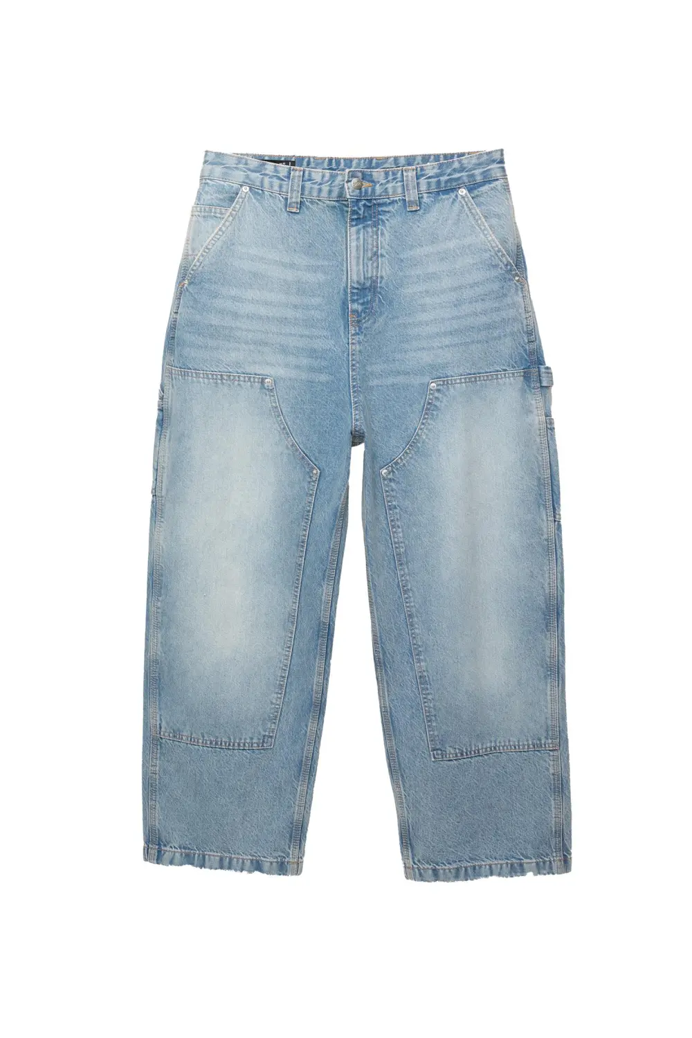 Wide-leg carpenter jeans