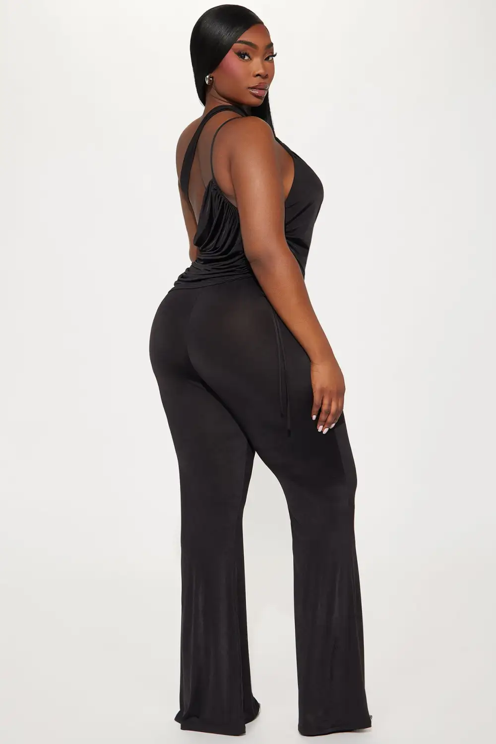 In The Night Pant Set - Black