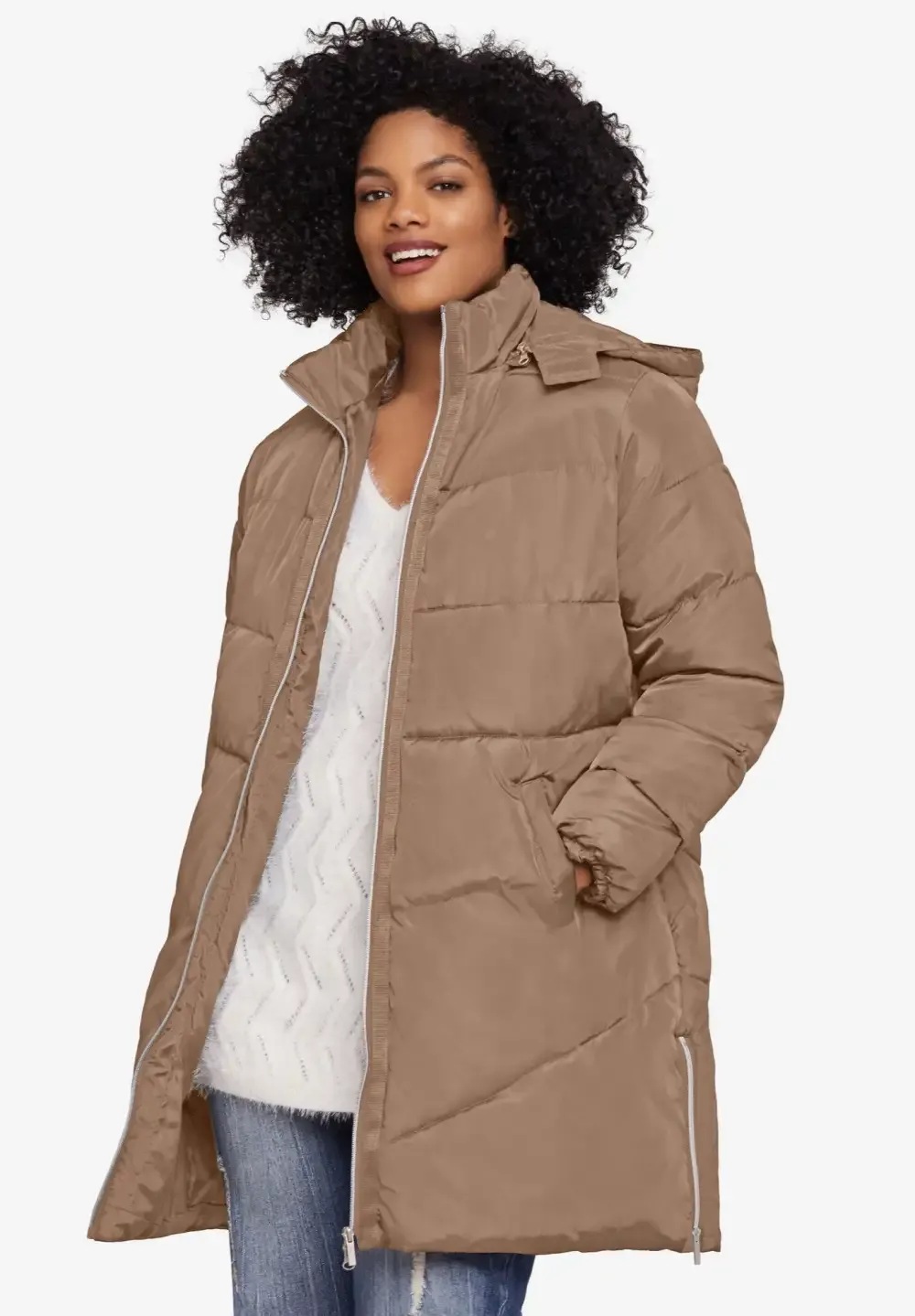 Long Puffer Coat