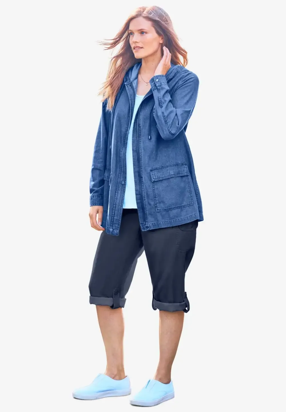 Lightweight Utility Hoodie Jacket