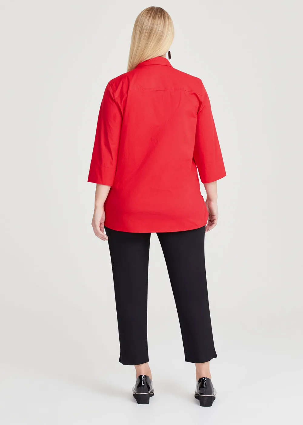 Stretch Cotton Poplin Shirt