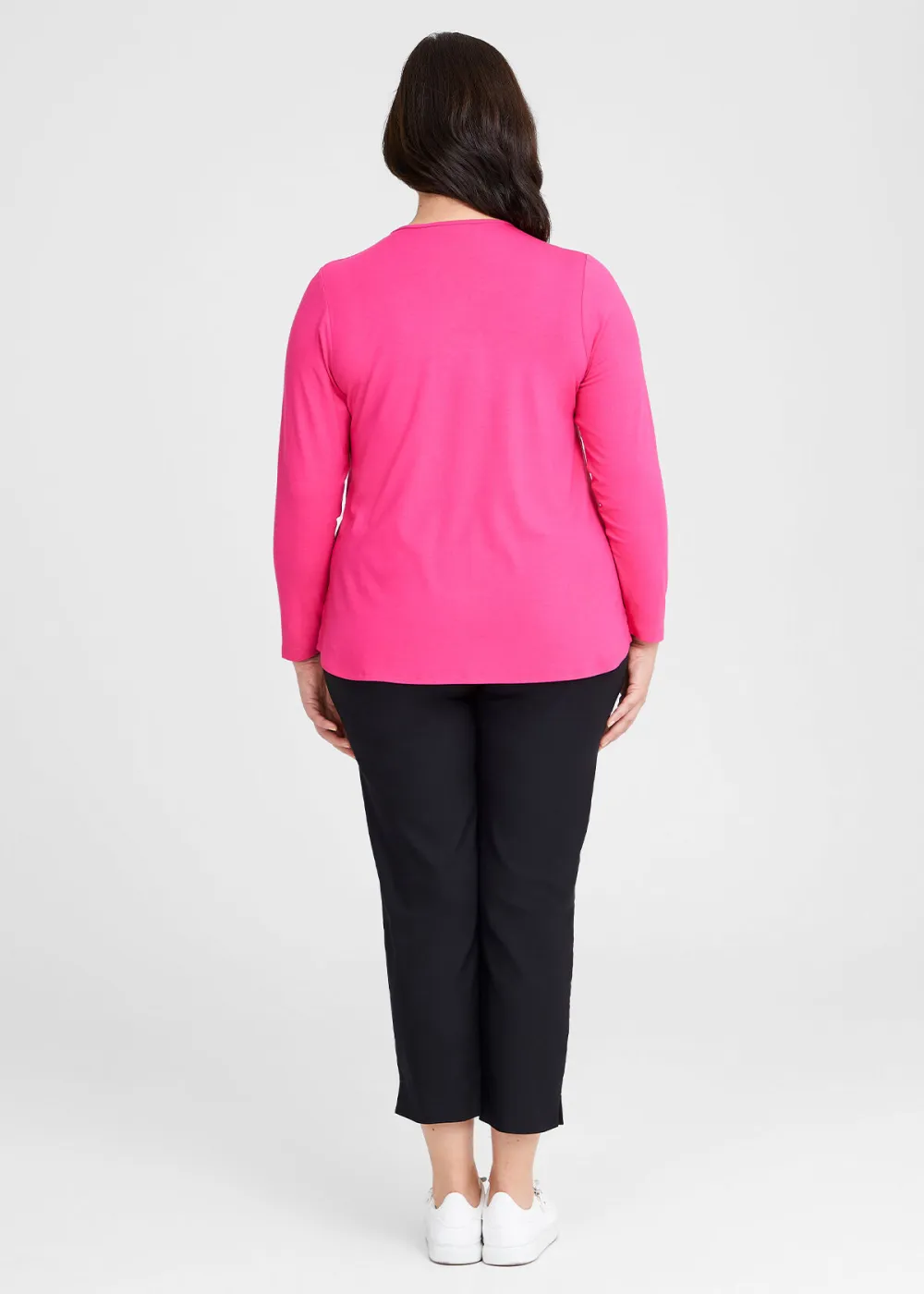 Natural Everyday V-neck Long Sleeve Top